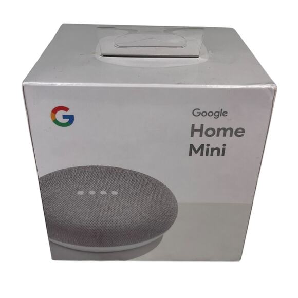 Google Home Mini Smart Speaker Google Assistant Chalk GA00210-US New - Picture 5 of 10
